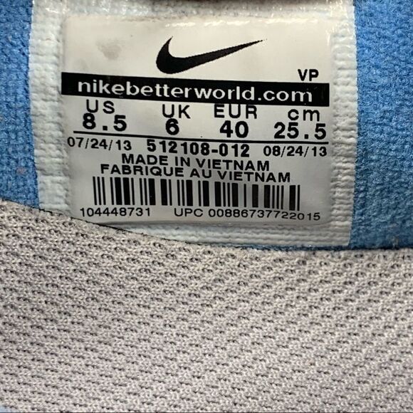 Nike Women's Size 8.5~Flex Run~Gray/Pink/Sky Blue Running Shoes - Picture 9 of 9